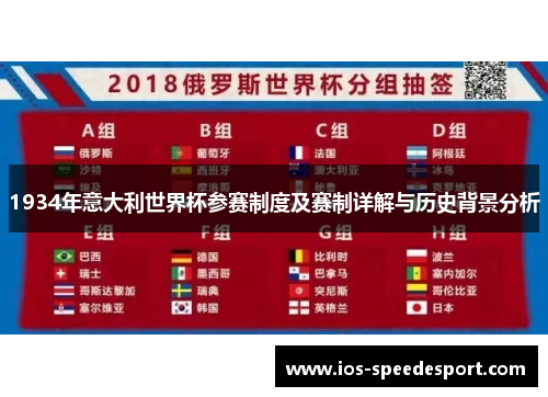 1934年意大利世界杯参赛制度及赛制详解与历史背景分析