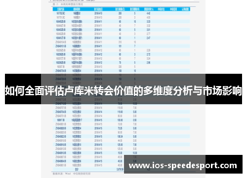 如何全面评估卢库米转会价值的多维度分析与市场影响